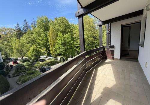 Balkon mit Blick ins Grüne