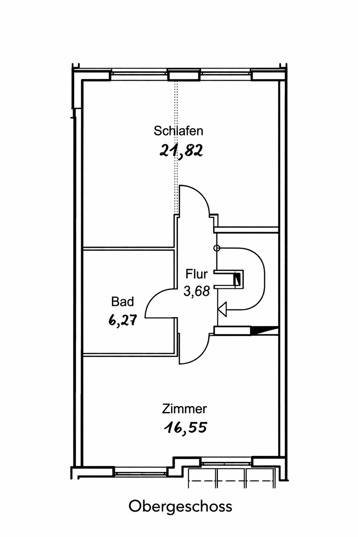 Grundriss Obergeschoss