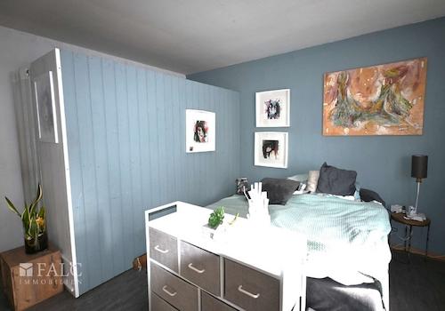 EG-Schlafzimmer mit Ankleide