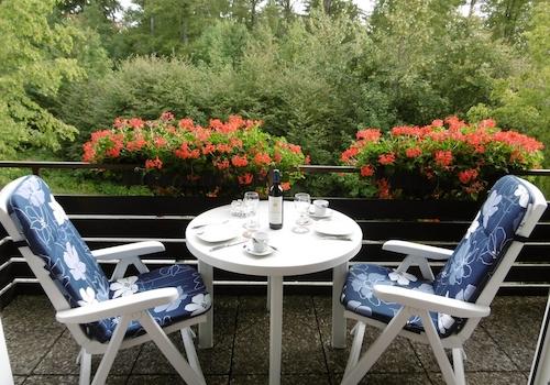 Balkon im Sommer