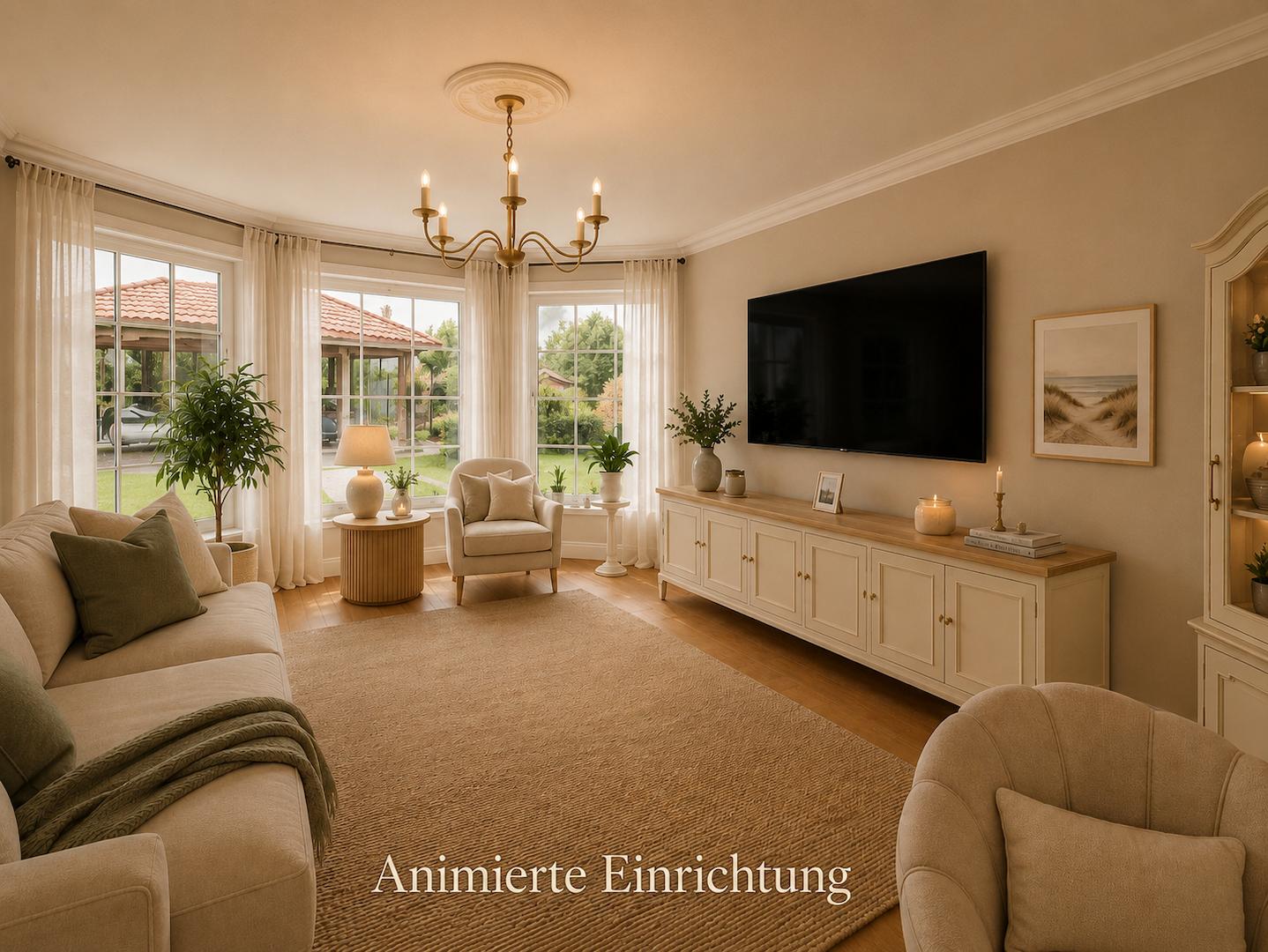 Wohnbereich 2.0 virtuell eingerichtet