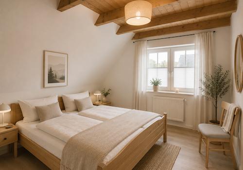 Schlafzimmer - virtuell eingerichtet