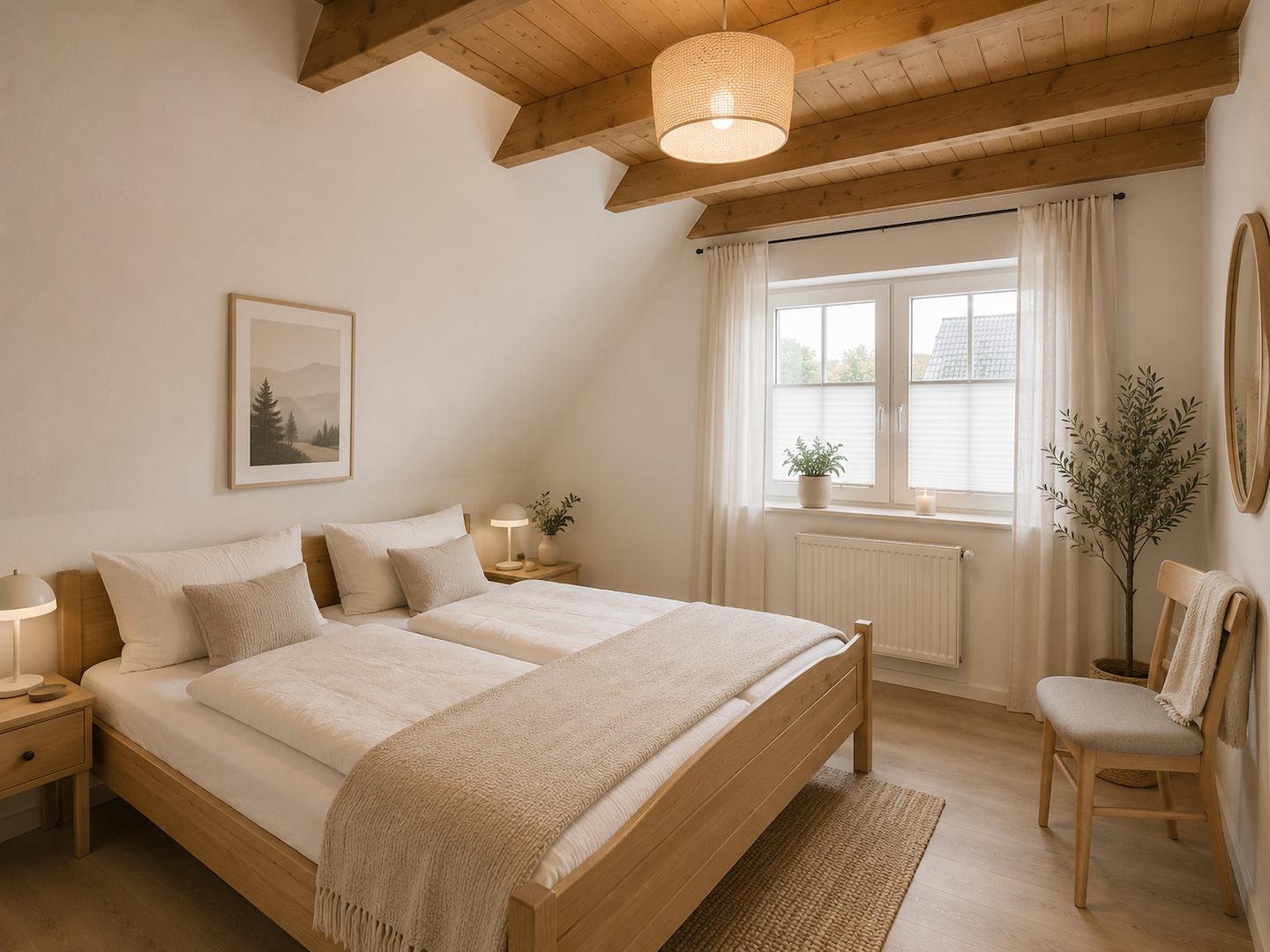 Schlafzimmer - virtuell eingerichtet