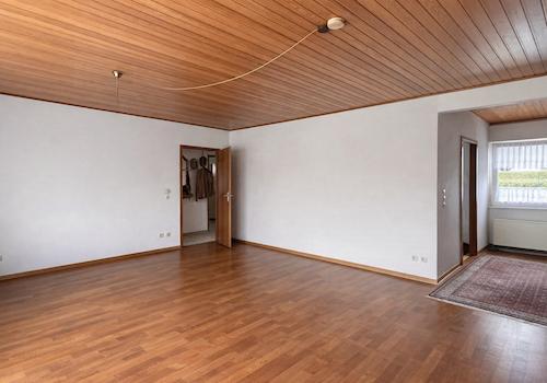 Wohnzimmer virtuell geleert