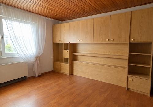 Schlafzimmer virtuell geleert