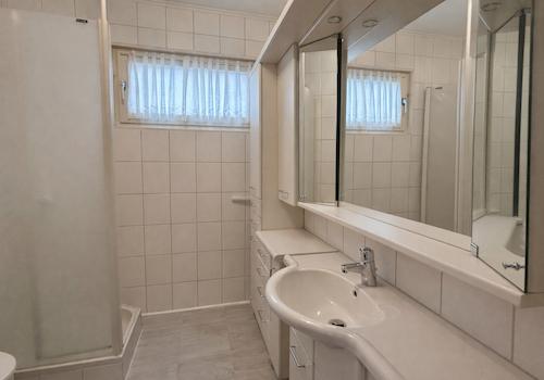 Badezimmer virtuell geleert
