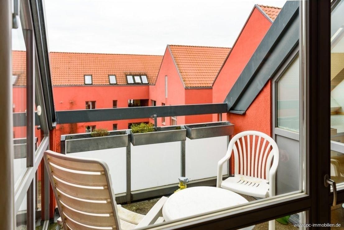 Balkon- Musterwohnung