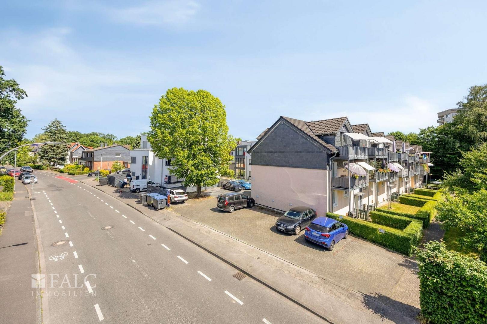 Straßenverlauf am MFH