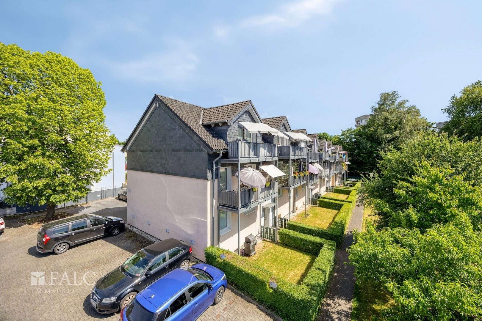 Giebelseite West_Zugang Haus 16-20a