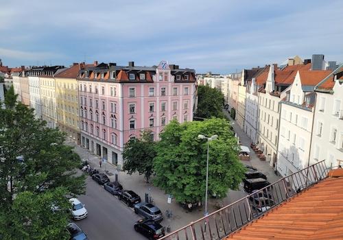 Blick aus dem Fenster