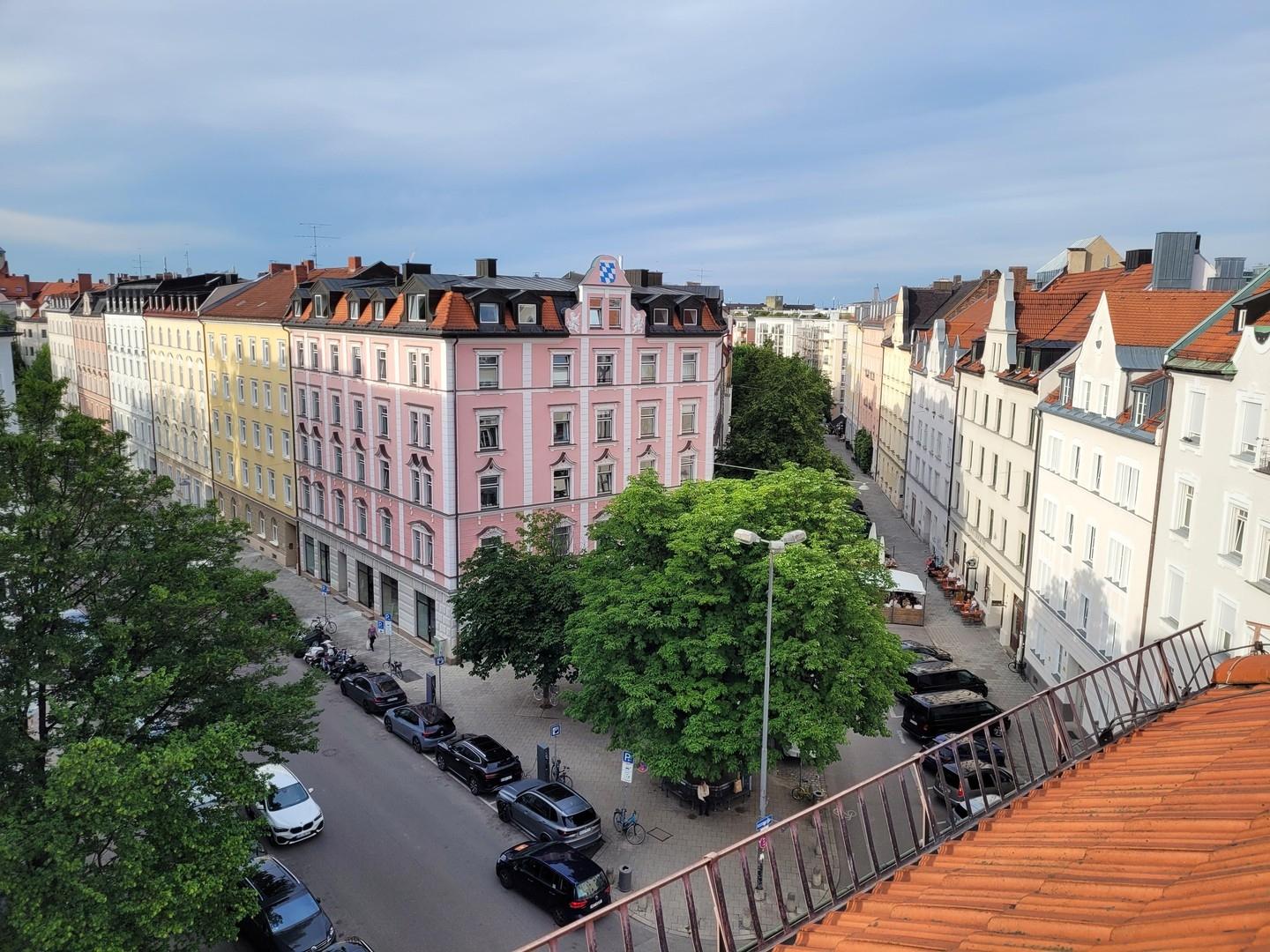 Blick aus dem Fenster
