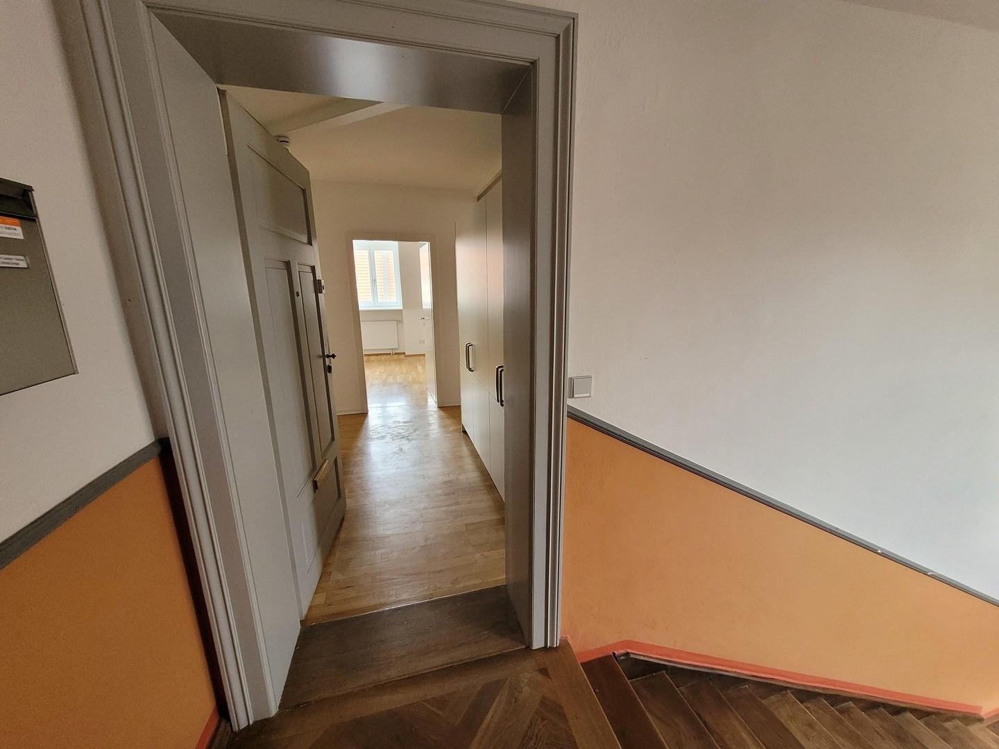 Eingang zu der Wohnung