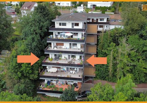 Blick auf das Haus