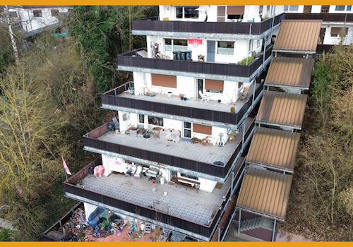 Blick auf die Terrasse