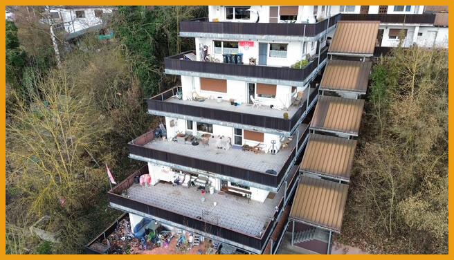 Blick auf die Terrasse