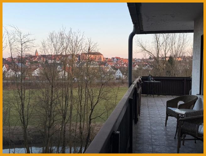 Zugang zur Terrasse