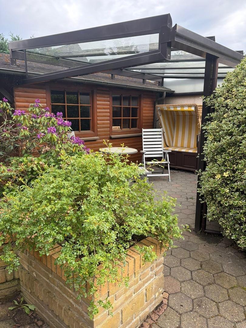 Zweite überdachte Terrasse