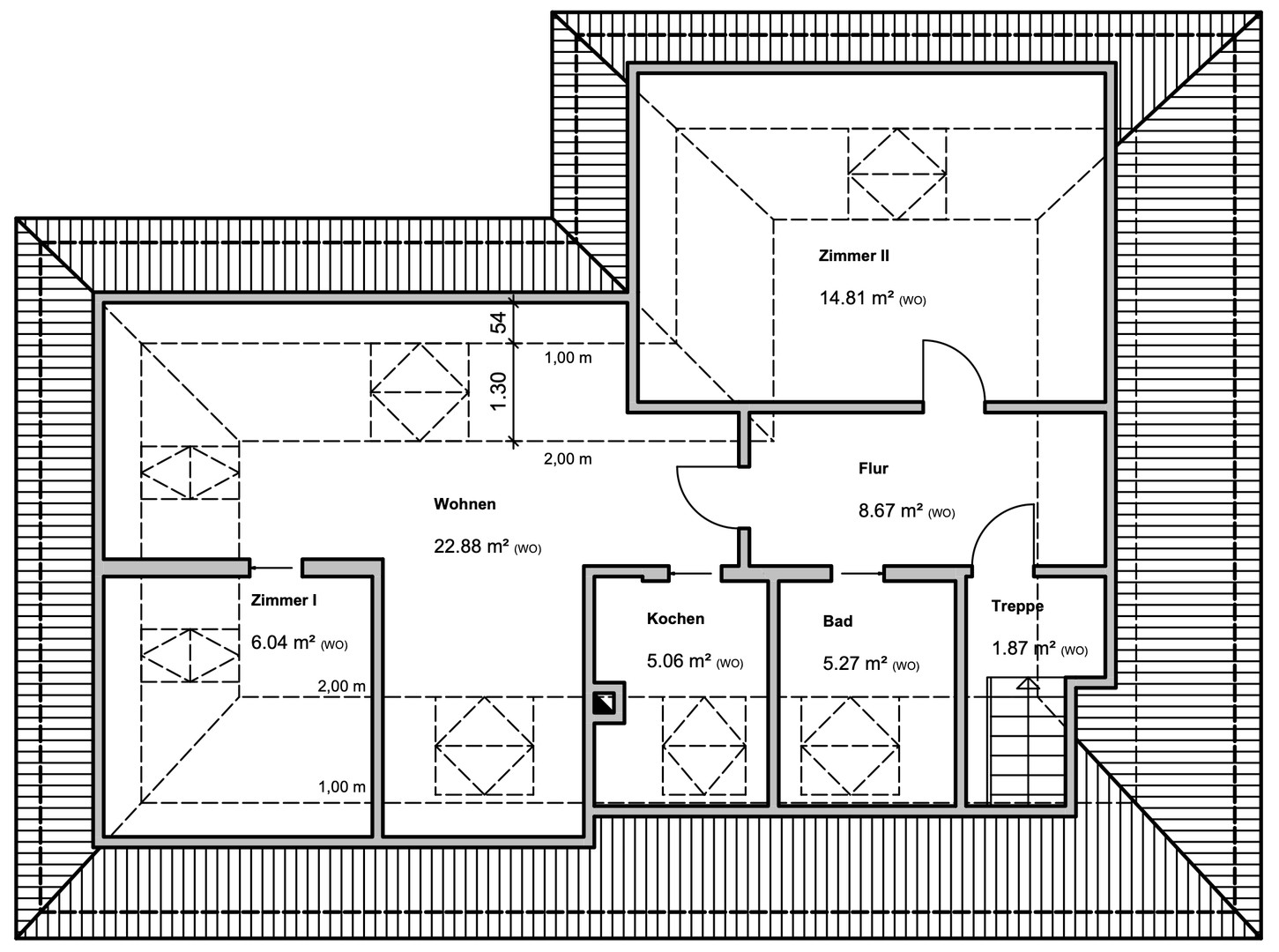 Grundriss Dachgeschoss