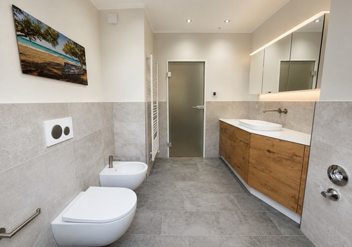 Wannenbad mit Bidet