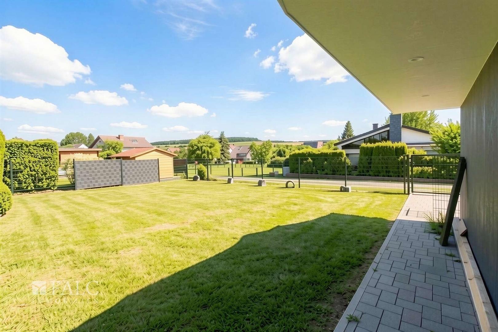 Garten mit viel Fläche