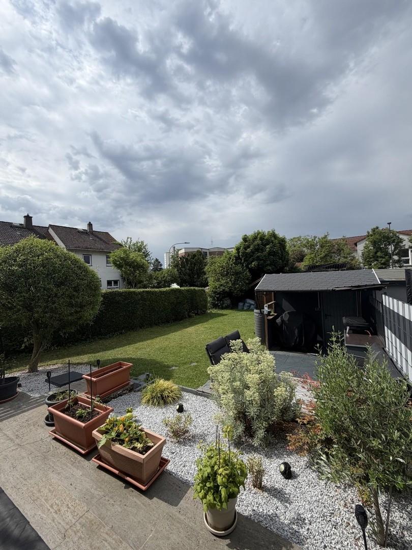 Gartenblick von der Terasse