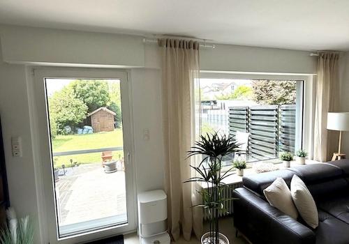 Wohnzimmer Blick auf Terasse