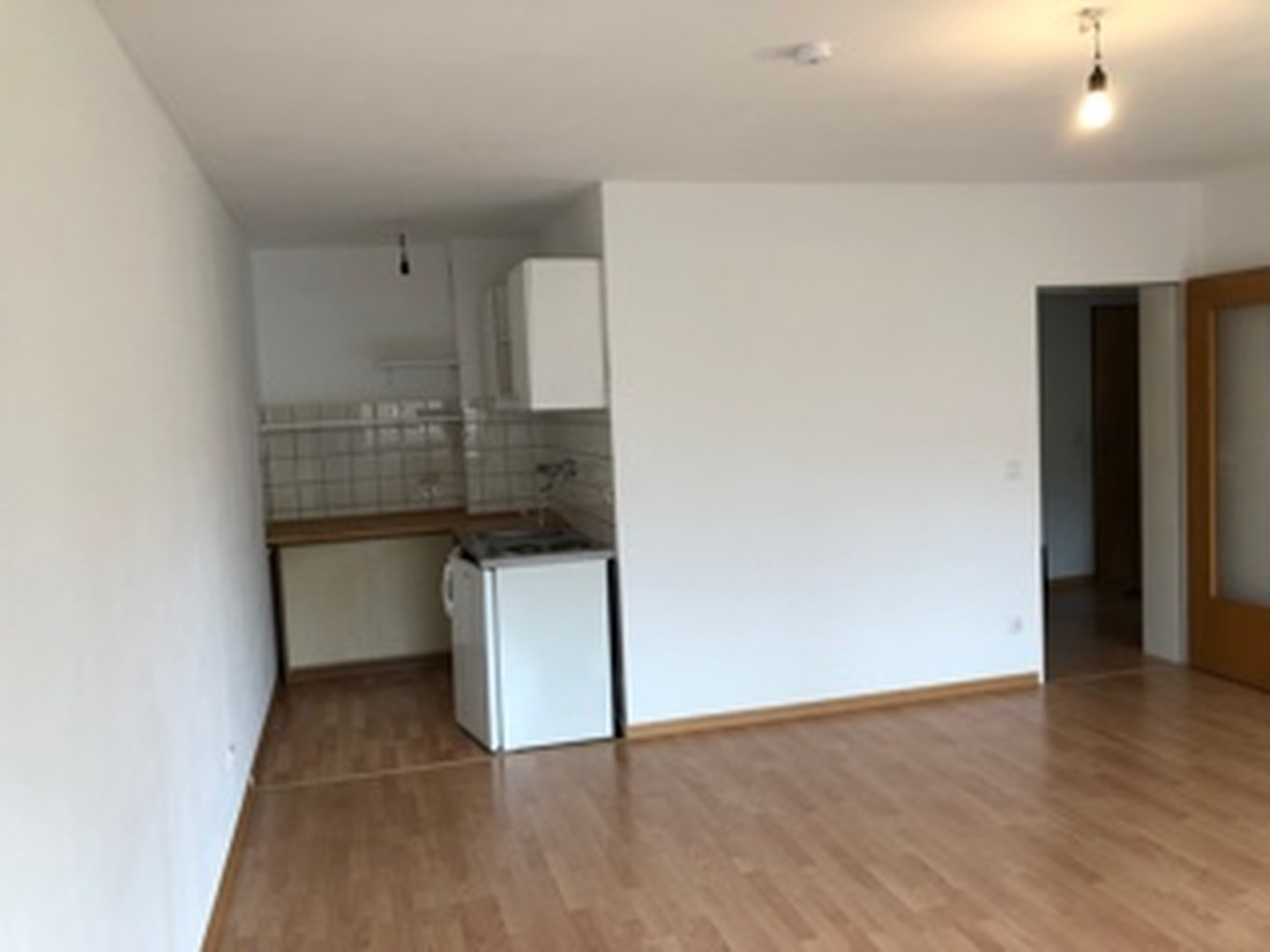 Küche mit zwei Kochfeldern