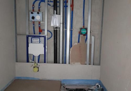 Badezimmer Rohbau