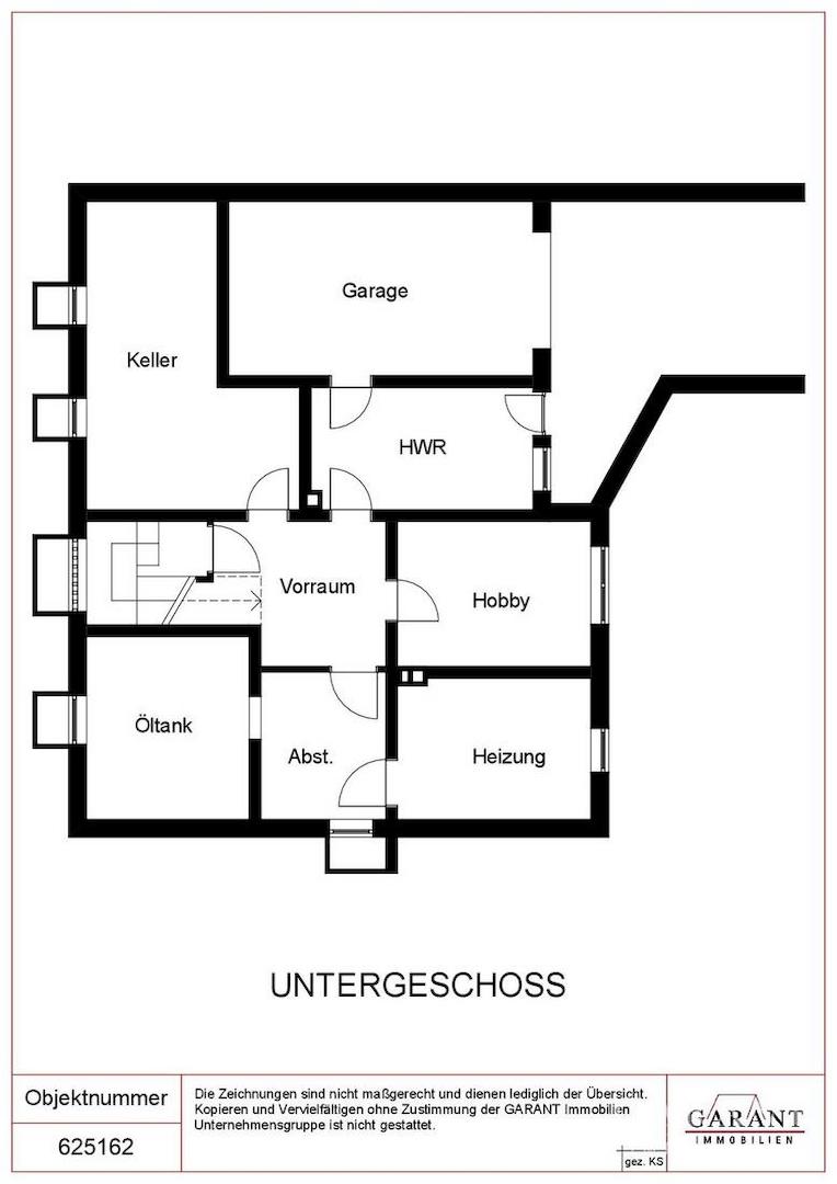 Grundriss Untergeschoss