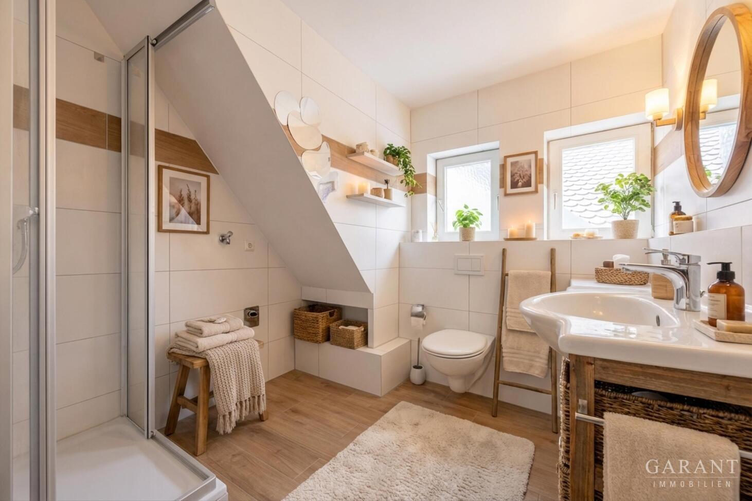 Badezimmer Beispielgestaltung