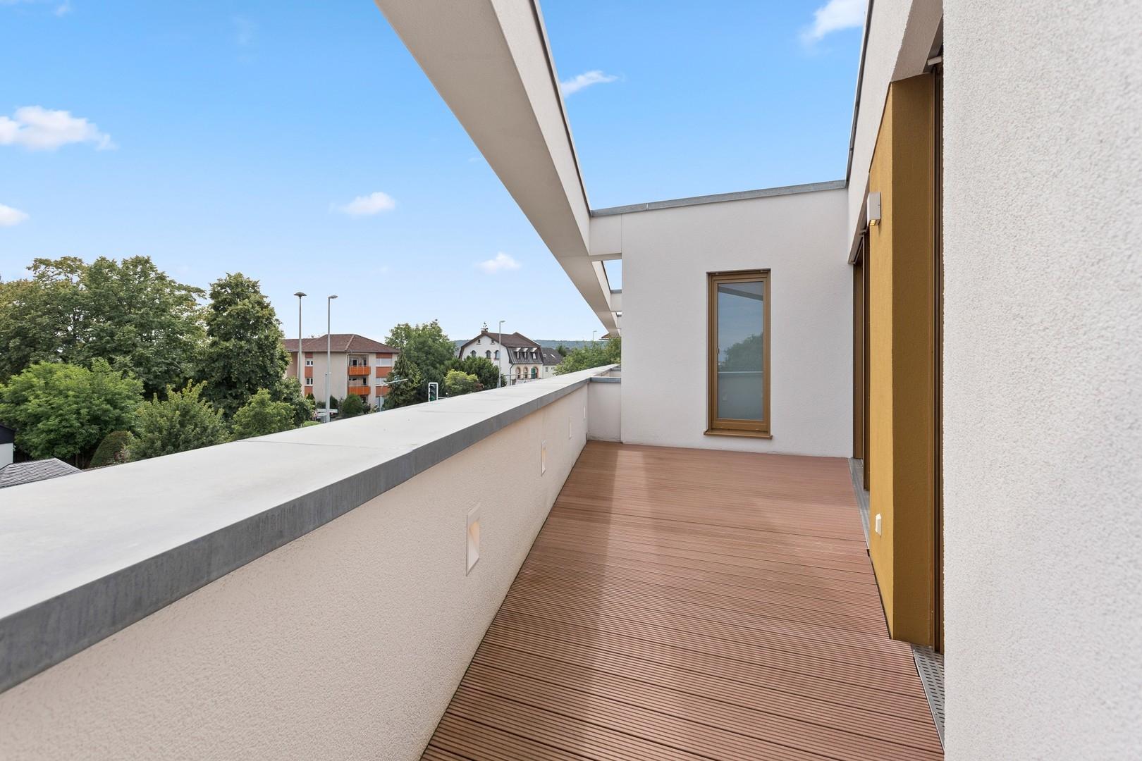 Dachterrasse im DG