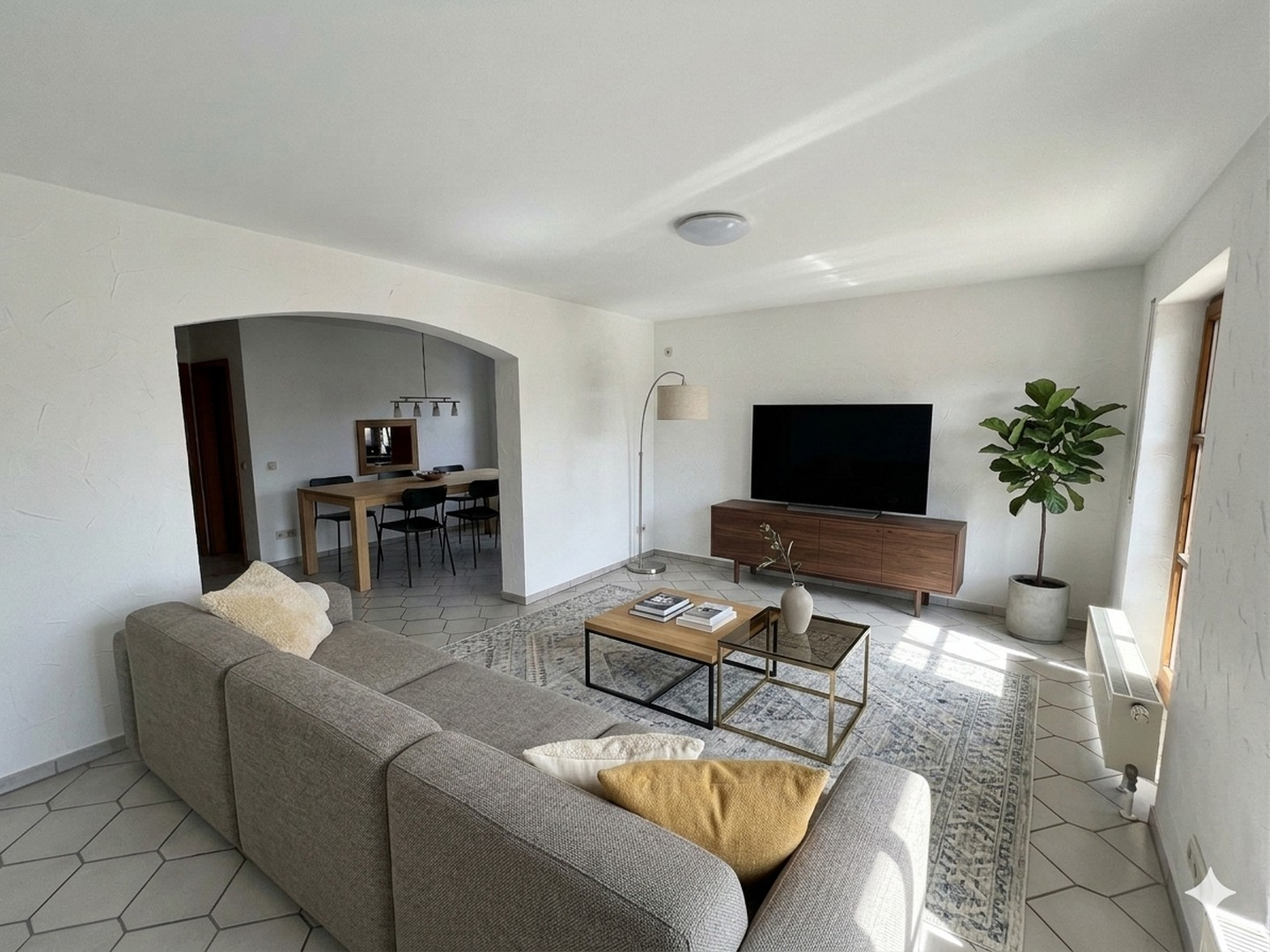 Helles Wohnzimmer