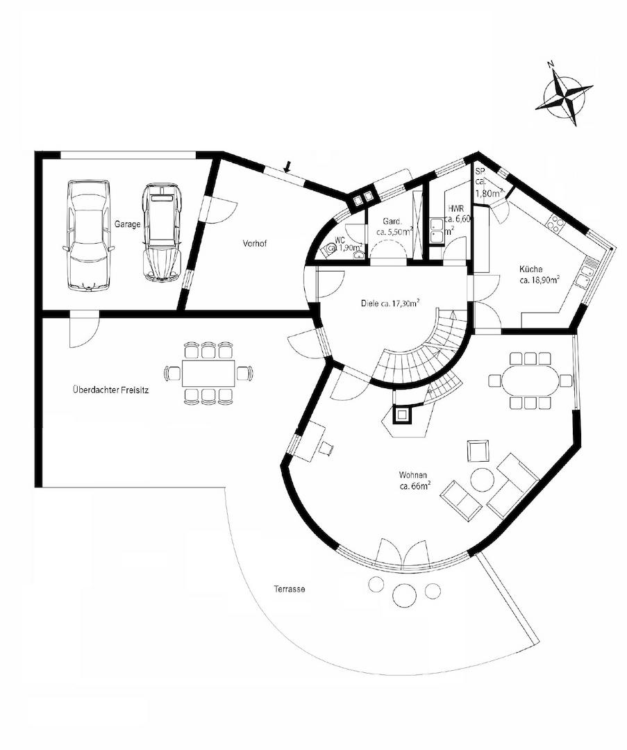 Grundriss Erdgeschoss