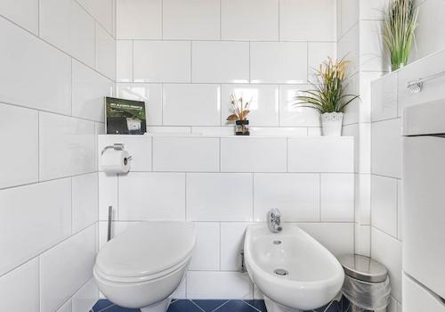 Bad unten, WC + BD