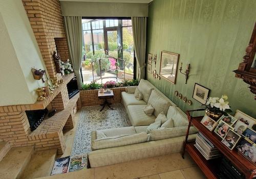 Kaminecke im Wohnzimmer