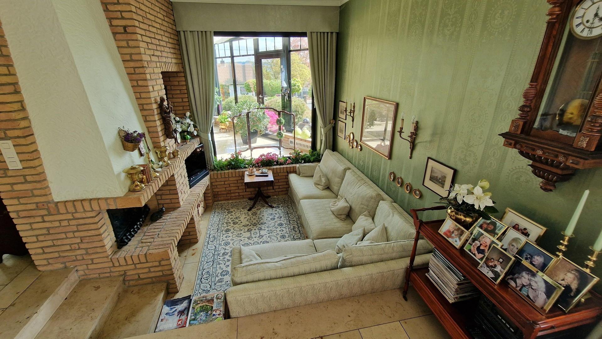 Kaminecke im Wohnzimmer
