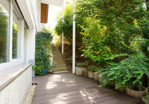 Terrasse im UG