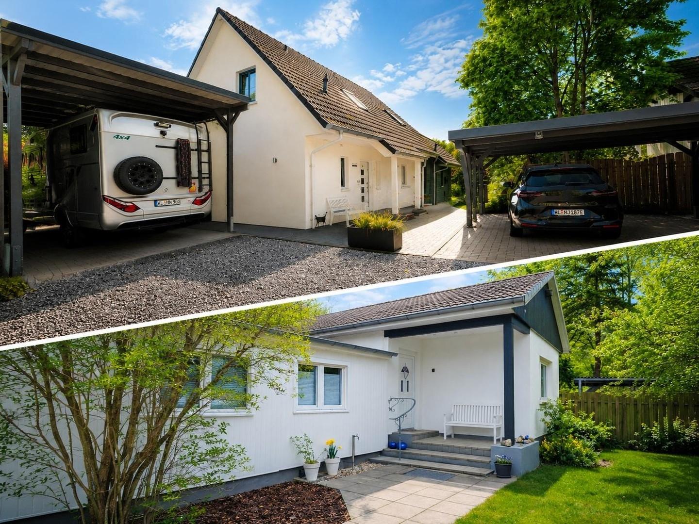 Ansicht EFH + Bungalow