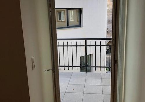 Blick auf den Balkon