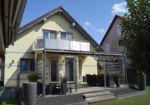 Haus/Gartenblick