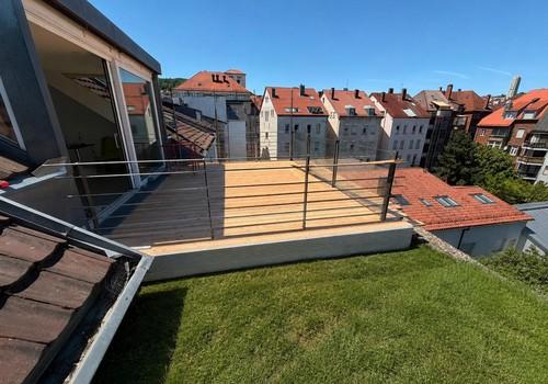 Terrasse in den Innenhof