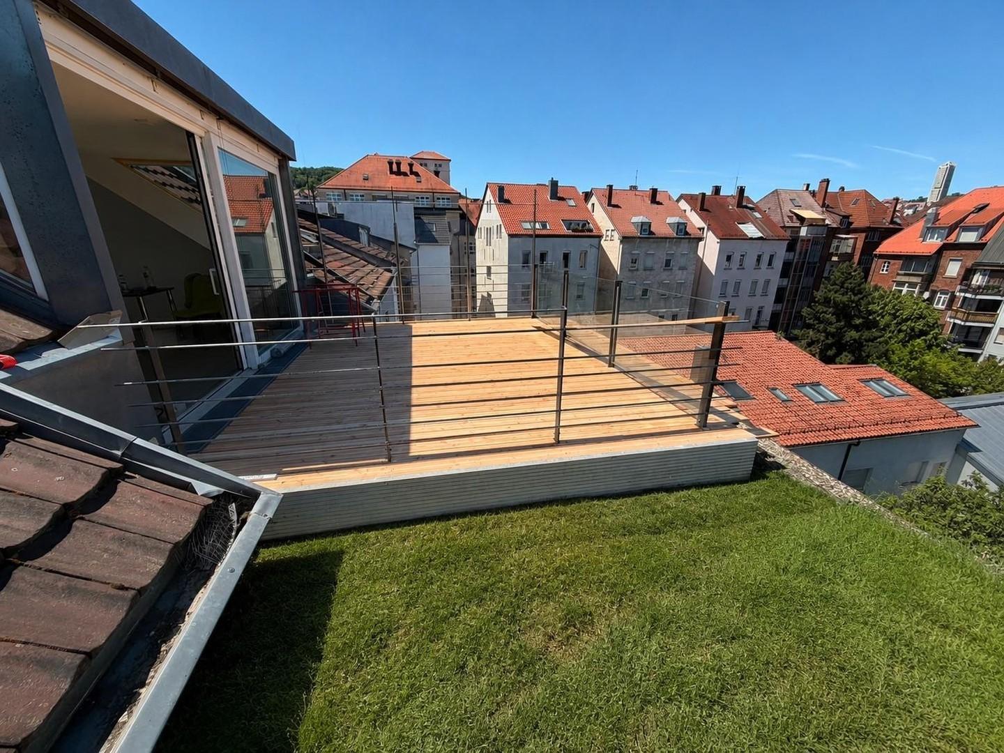 Terrasse in den Innenhof