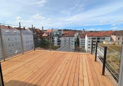 Blick über Stuttgart West