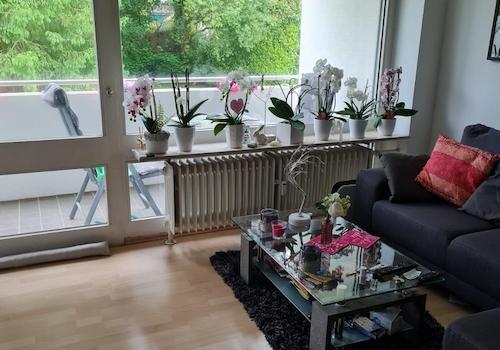 Wohnzimmer möbliert