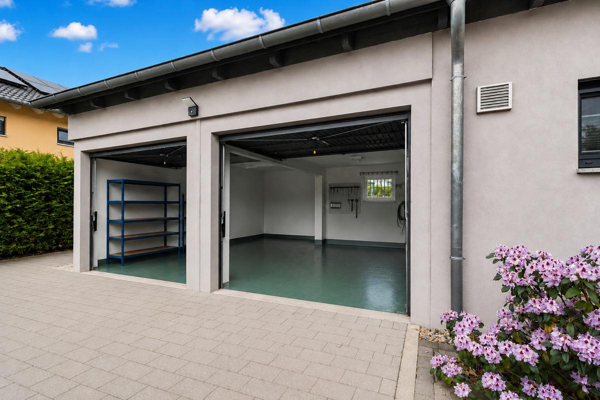 Garage mit Wallbox