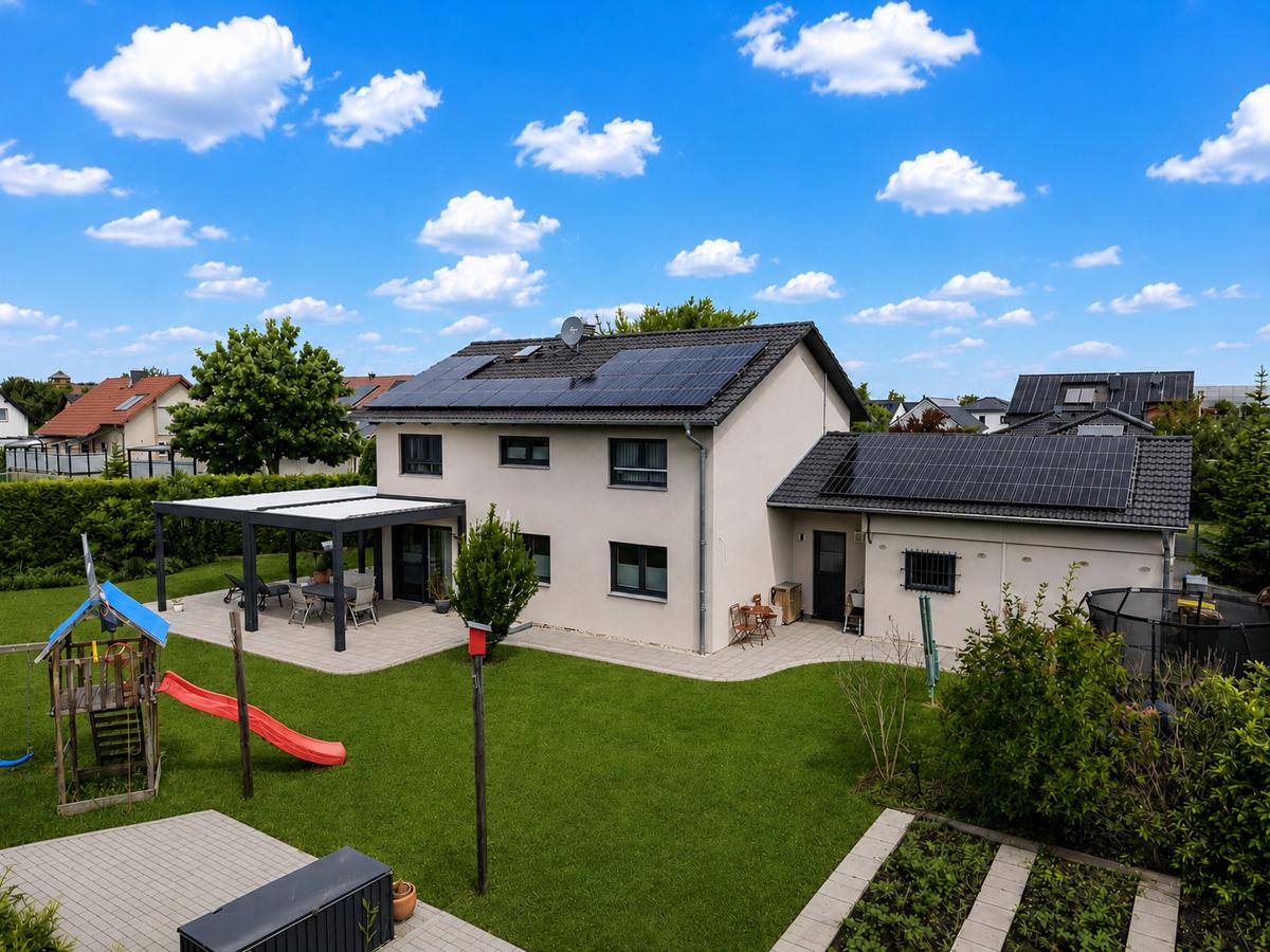 Rückansicht Haus