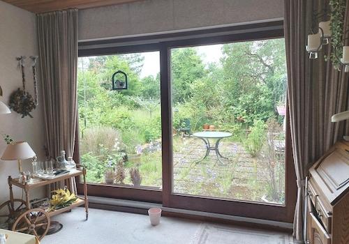 Blick aus dem Wohnzimmer