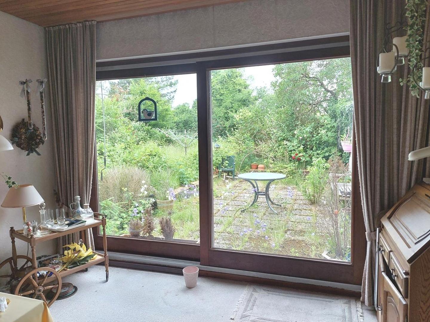 Blick aus dem Wohnzimmer