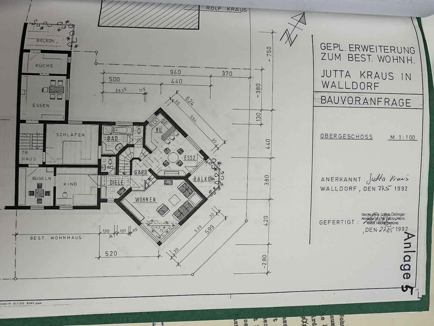 geplanter Ausbau OG