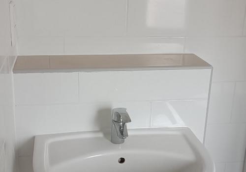 Waschbecken inkl Ablage